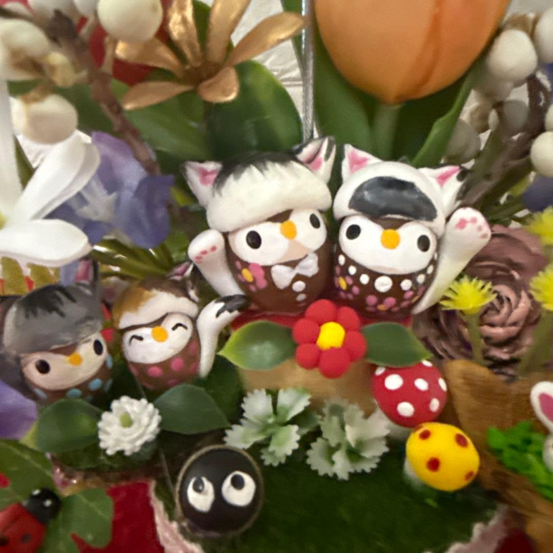 どんぐりアート♡メモスタンドオブジェ5点♡