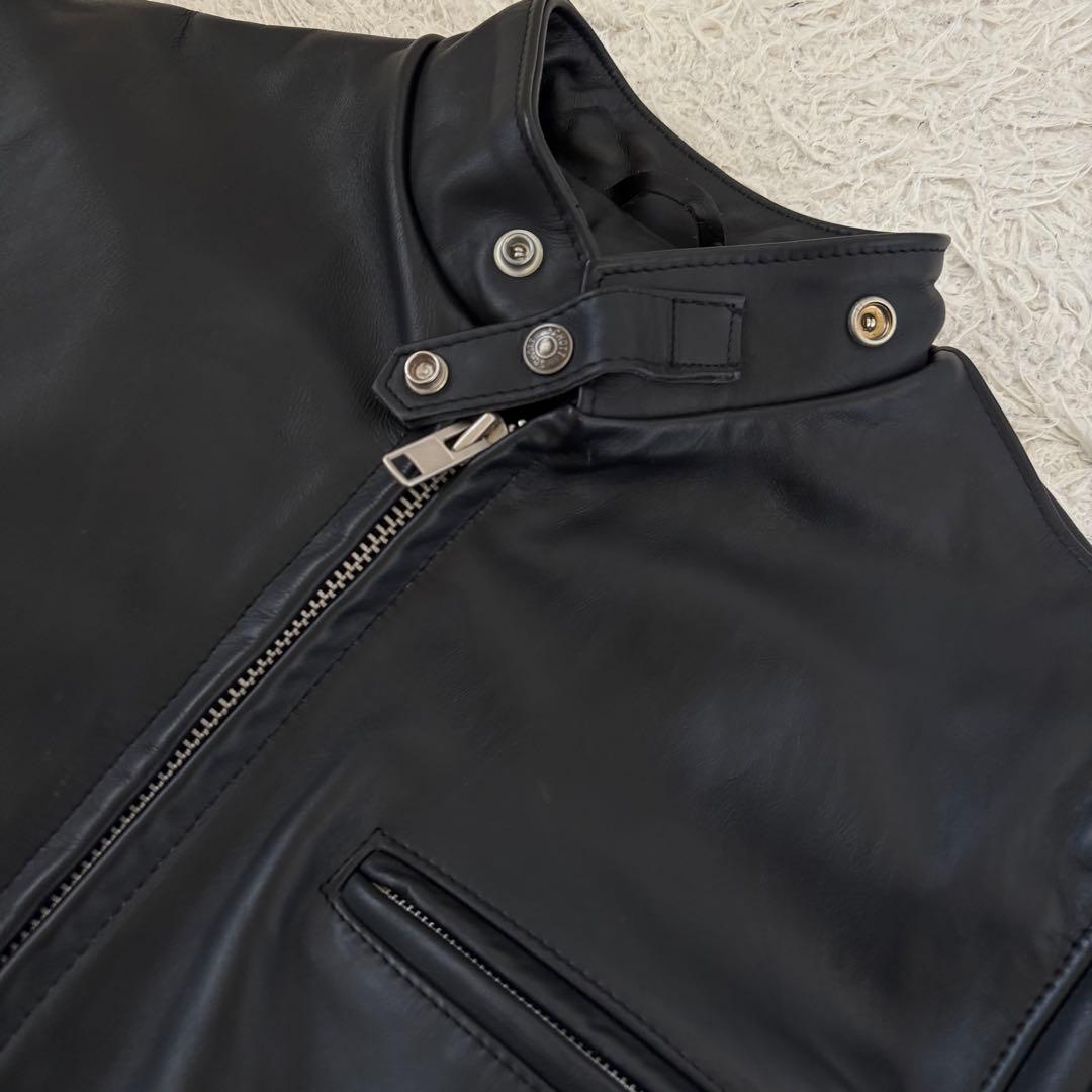 聡*樹様 Schott 641 シングルライダース USA製 40 レザージャケ