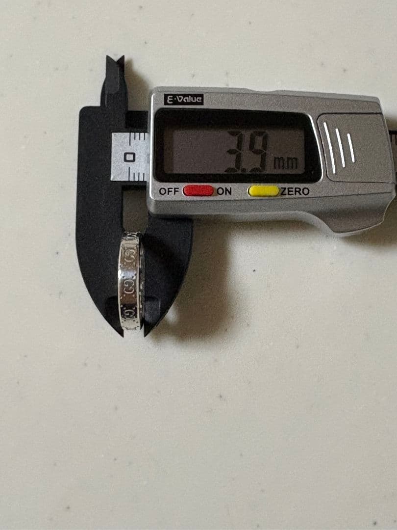 GUCCI グッチ ブランデッドGリング 　刻印サイズ:9号【箱/ポーチ付】