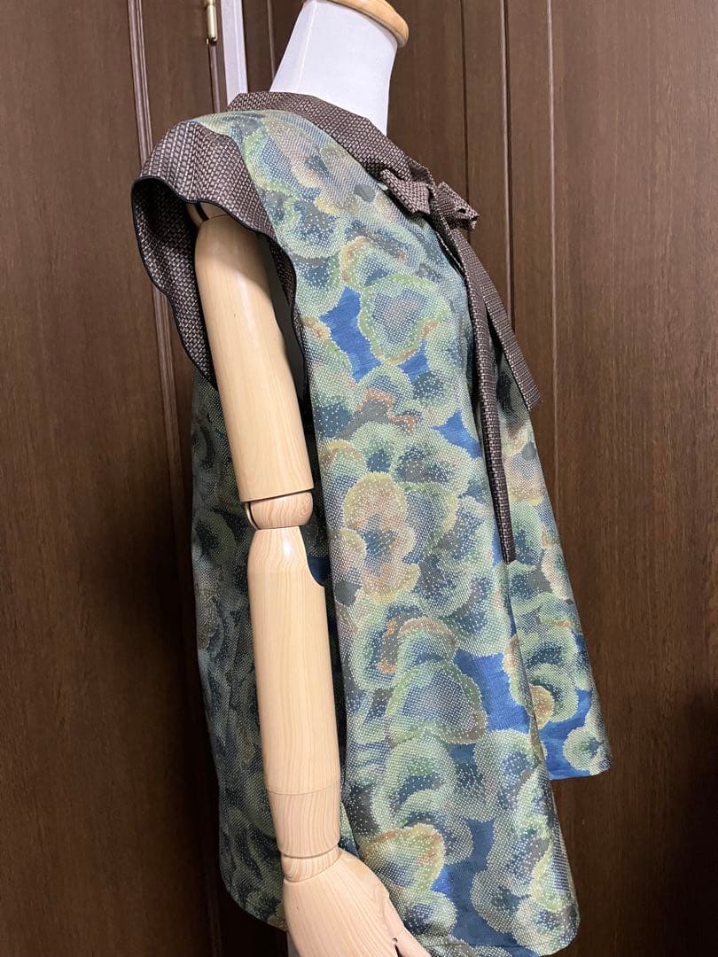 みふた様、専用【745】リボンブラウスグリーン系【746】リボンブラウス青、紫系