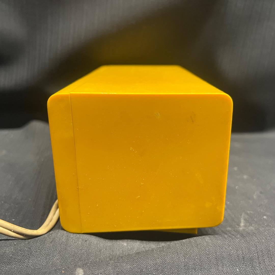 〇Nb左1064 昭和レトロ セイコー パタパタ時計 DP617 イエロー