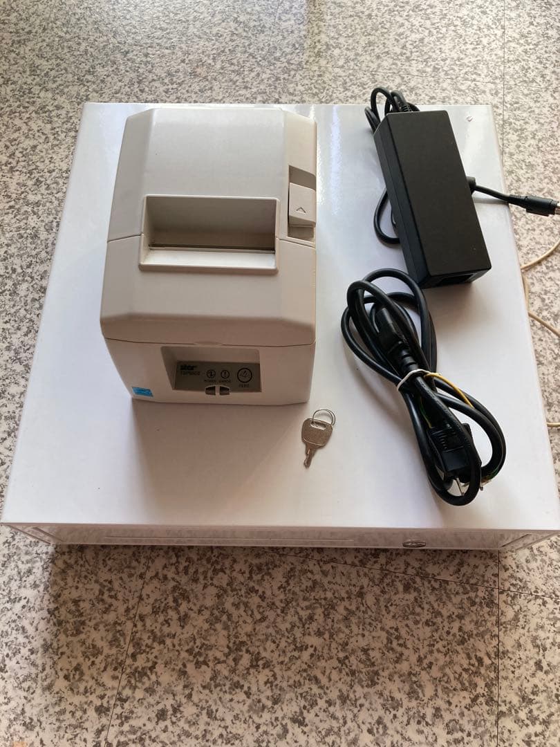 スター精機プリンター&ホワイト レジスター 小銭入れ付き