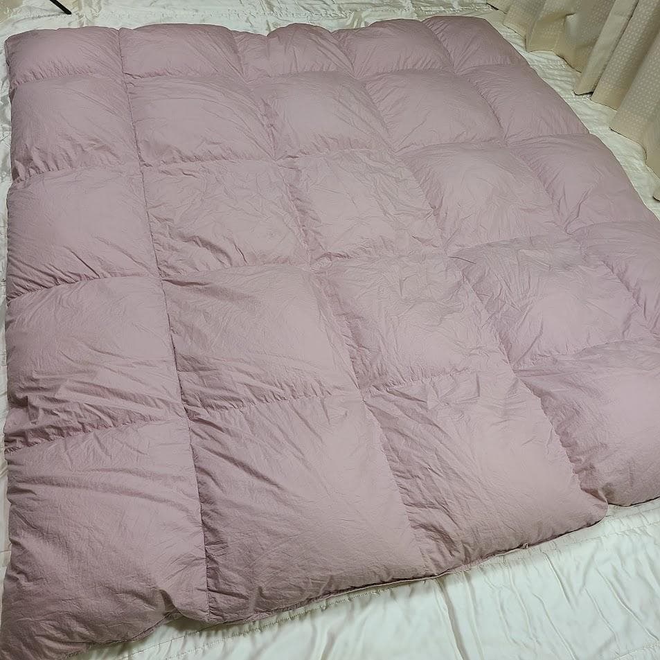 大阪西川 ホワイトダックダウン95％ 高級羽毛布団ダブルサイズ