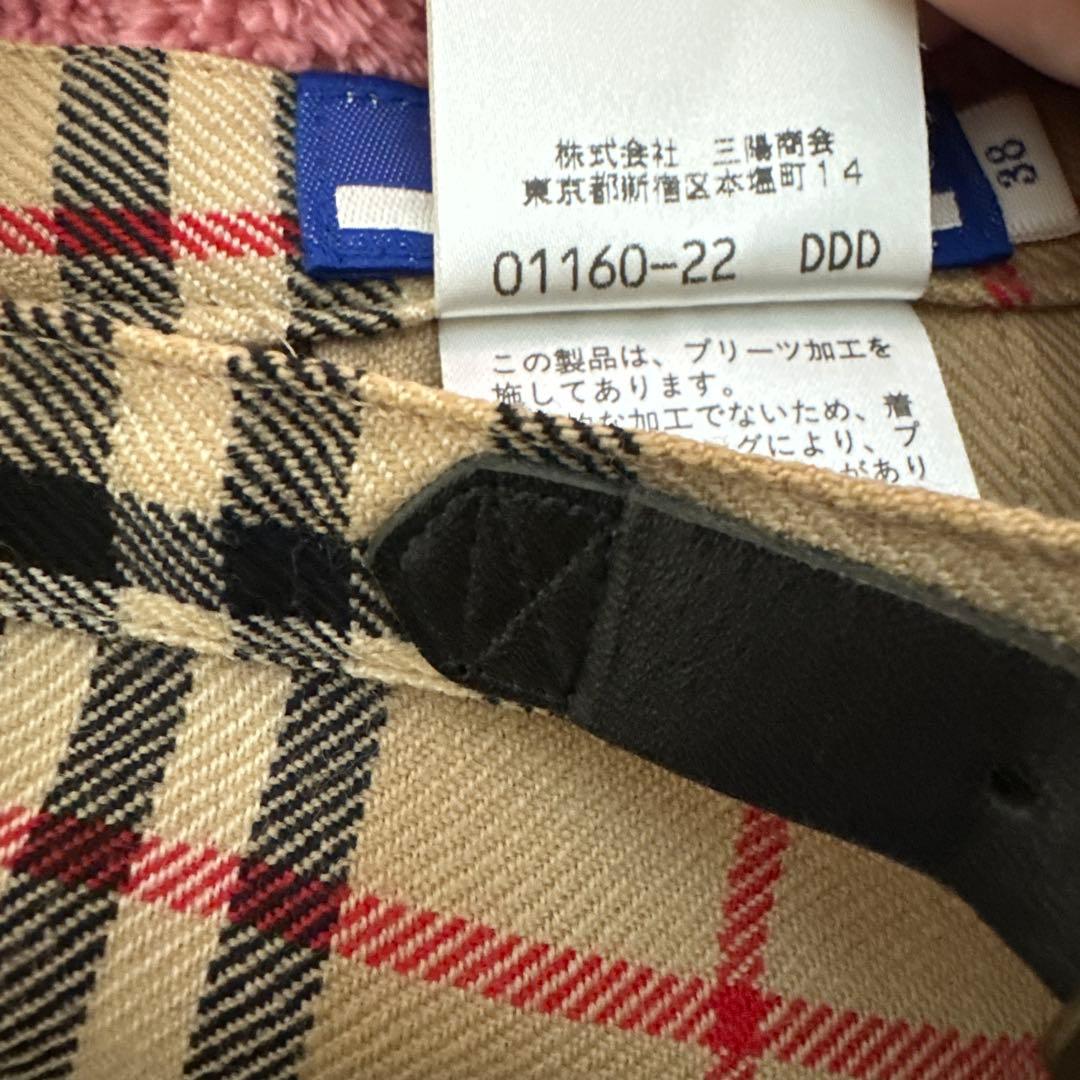 BURBERRY BLUE LABEL プリーツスカート 38