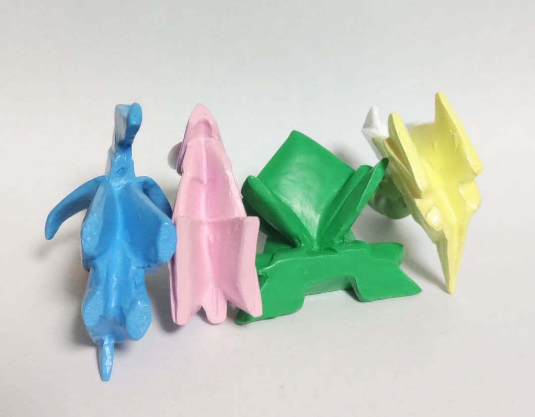 カエルのコポー　折り紙　コンプ　４体セットで　　コポー　置物　匿名配送