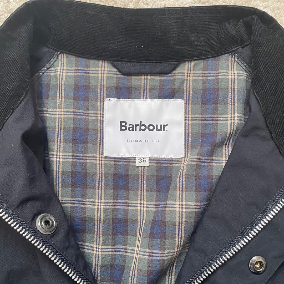 Barbour トレンチコート ネイビー