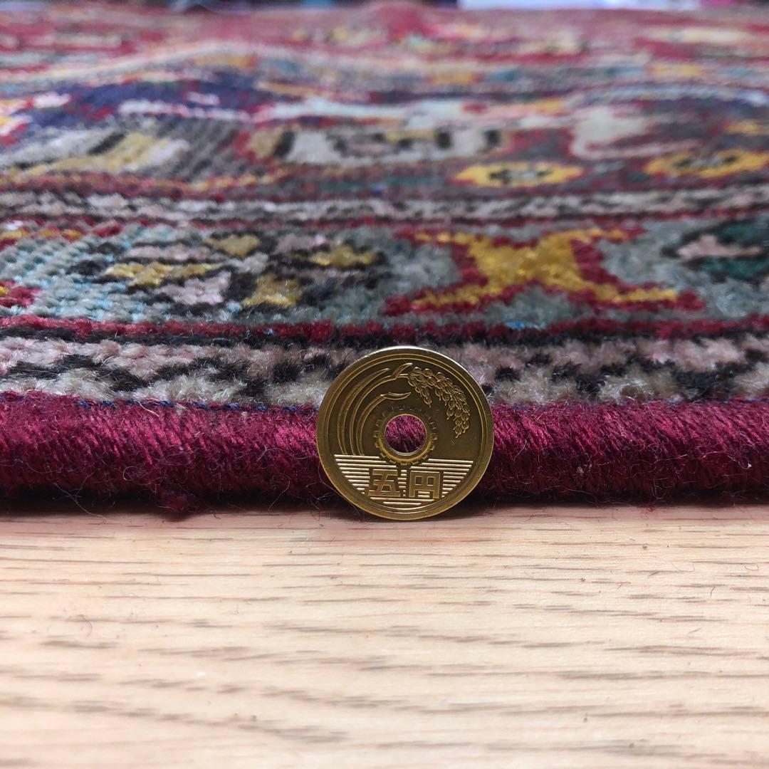 ペルシャ絨毯 ペルシャヴィンテージラグ 171x146 手織り オールド