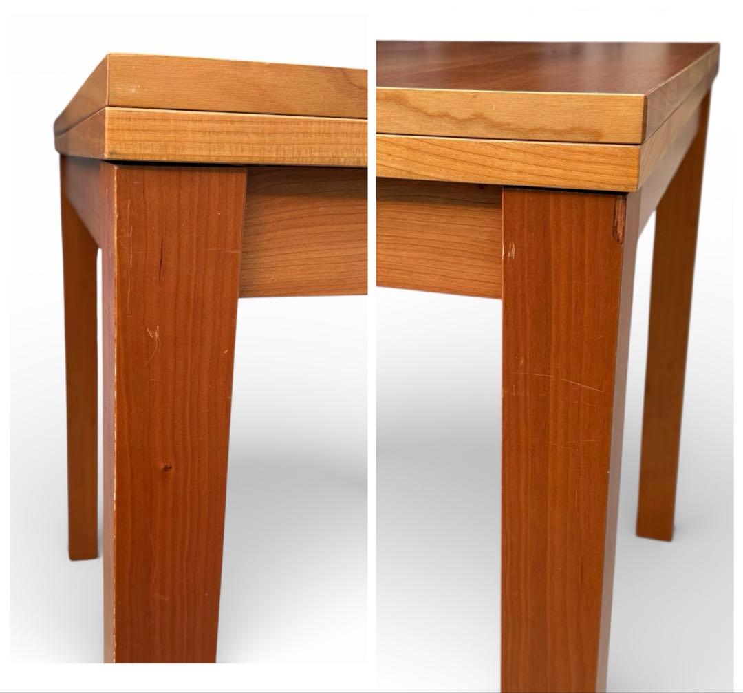 ウニコ　ダイニングテーブル　 伸縮式 エクステンション　チェリー材　北欧