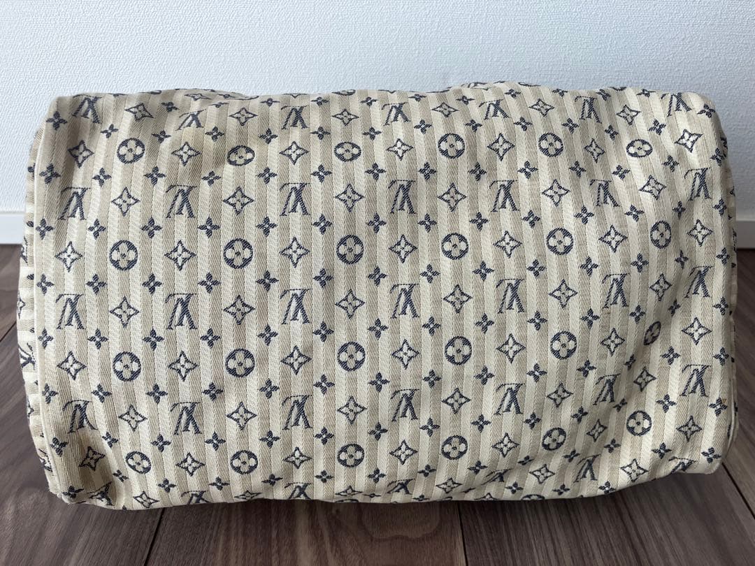 ルイ ヴィトン　モノグラム ミニラン クロワゼット スピーディ30 ブルー