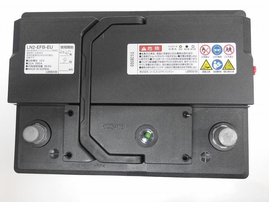 【未使用 送料込】GSユアサ GYX-LN2-EFB 欧州車 高性能 バッテリー