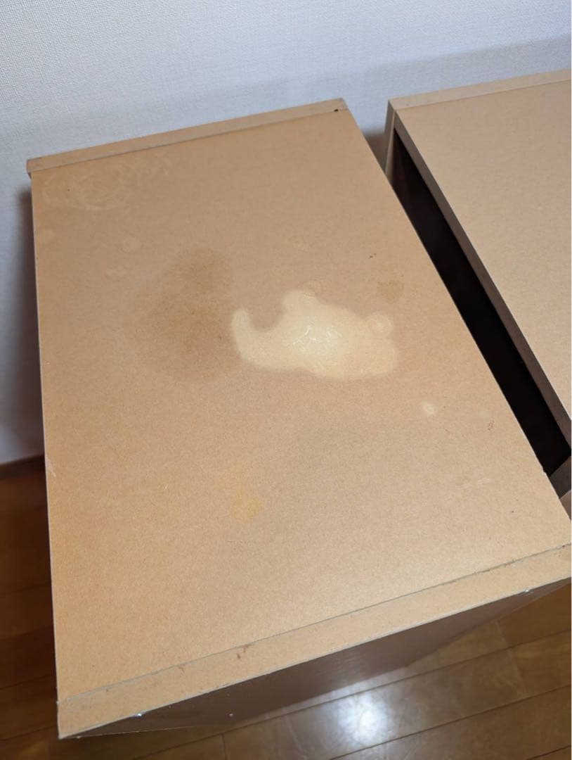 ■送料込■無印良品 MUJI パルプボードボックス 2段 棚 シェルフ廃盤家具