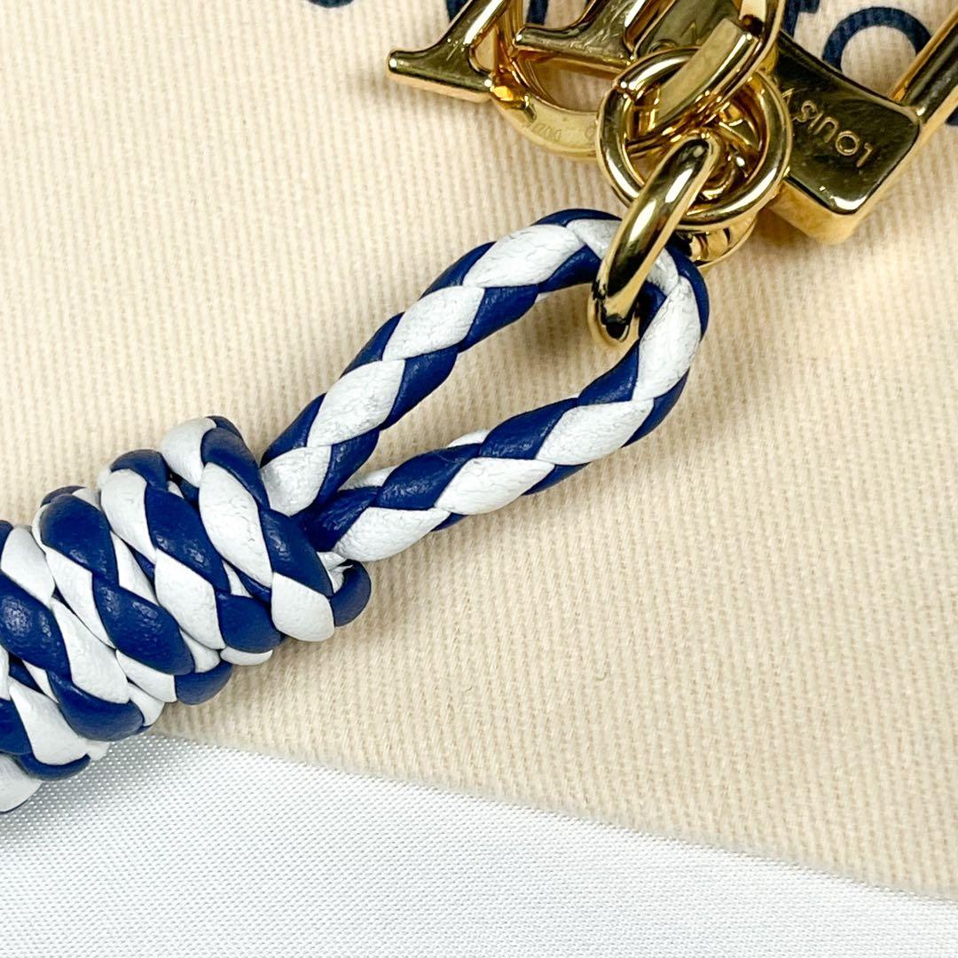 美品 2024年モデル ルイヴィトン ノーティカル ノット キーホルダー レザー