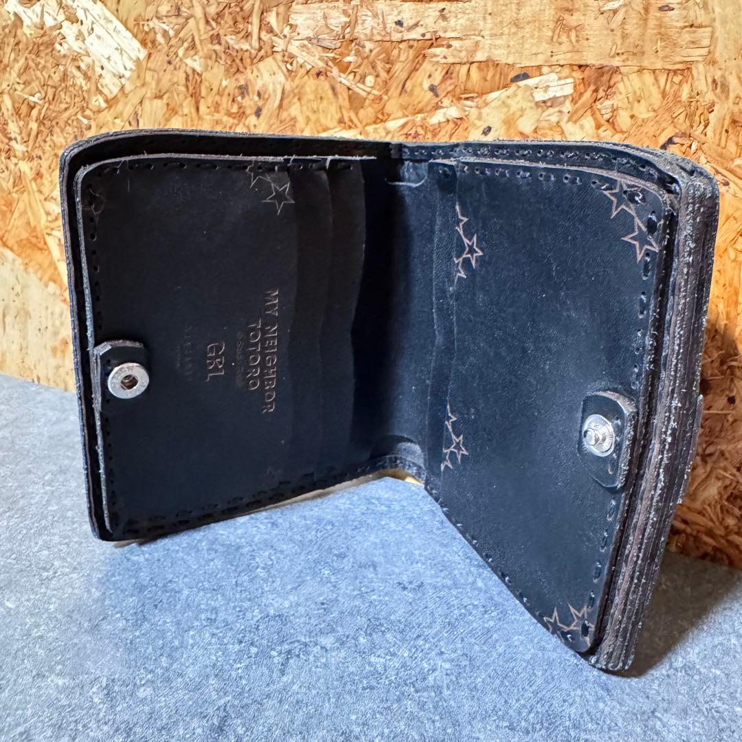 GBL となりのトトロ×おじゃがデザイン ショートウォレット まっくろくろすけ