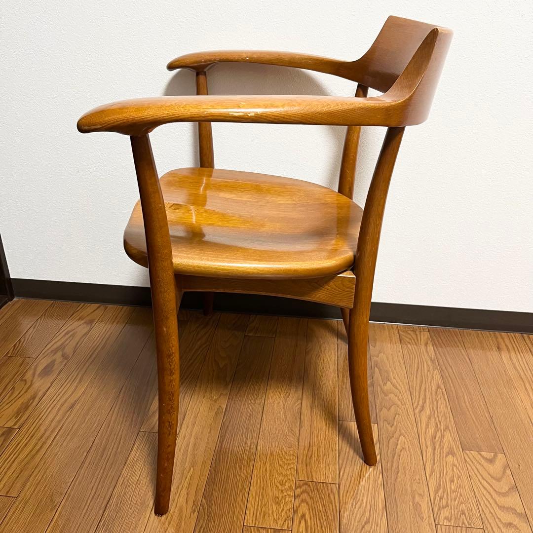 【美品】飛騨産業　クレセント　アームチェア　HIDA CRESCENT ②