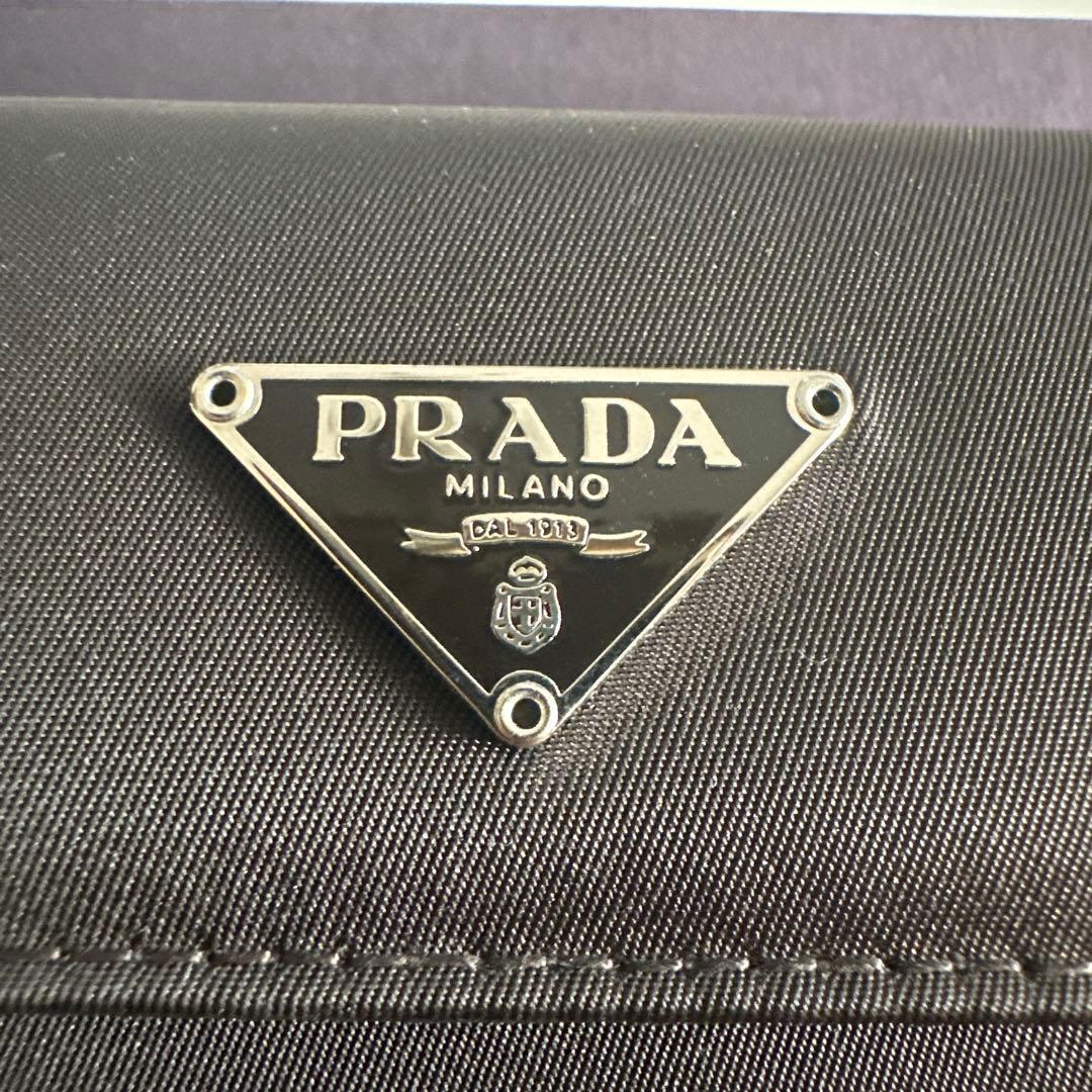 専用PRADA レザー三つ折り財布