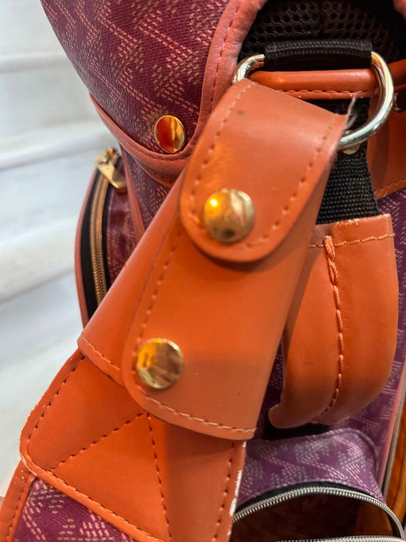 レザレクション　キャディバッグ　パープルピンク