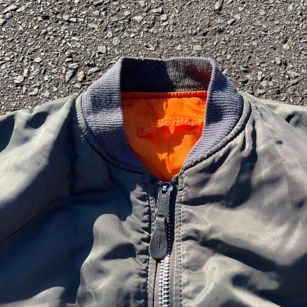 【レア物】MA1アルファインダストリーズ　80s フライトJK USA製