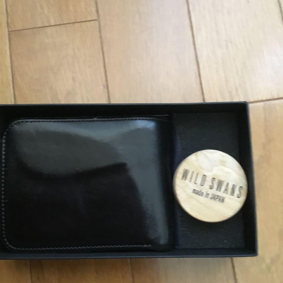 WILD SWANS ブラック 二つ折り財布　ワイルドスワンズ