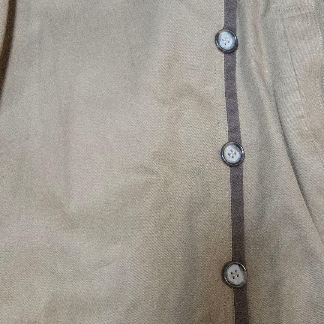 YVE SAINT LAURENT イヴ・サンローラン コート M 綿 ベージュ