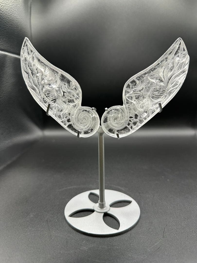 水晶　翼の置きもの（九尾）