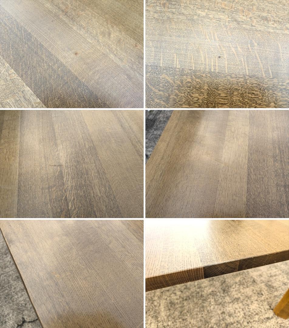 匠工芸　楢　ナラ材　ダイニングテーブル　作業台　食卓テーブル　150×151