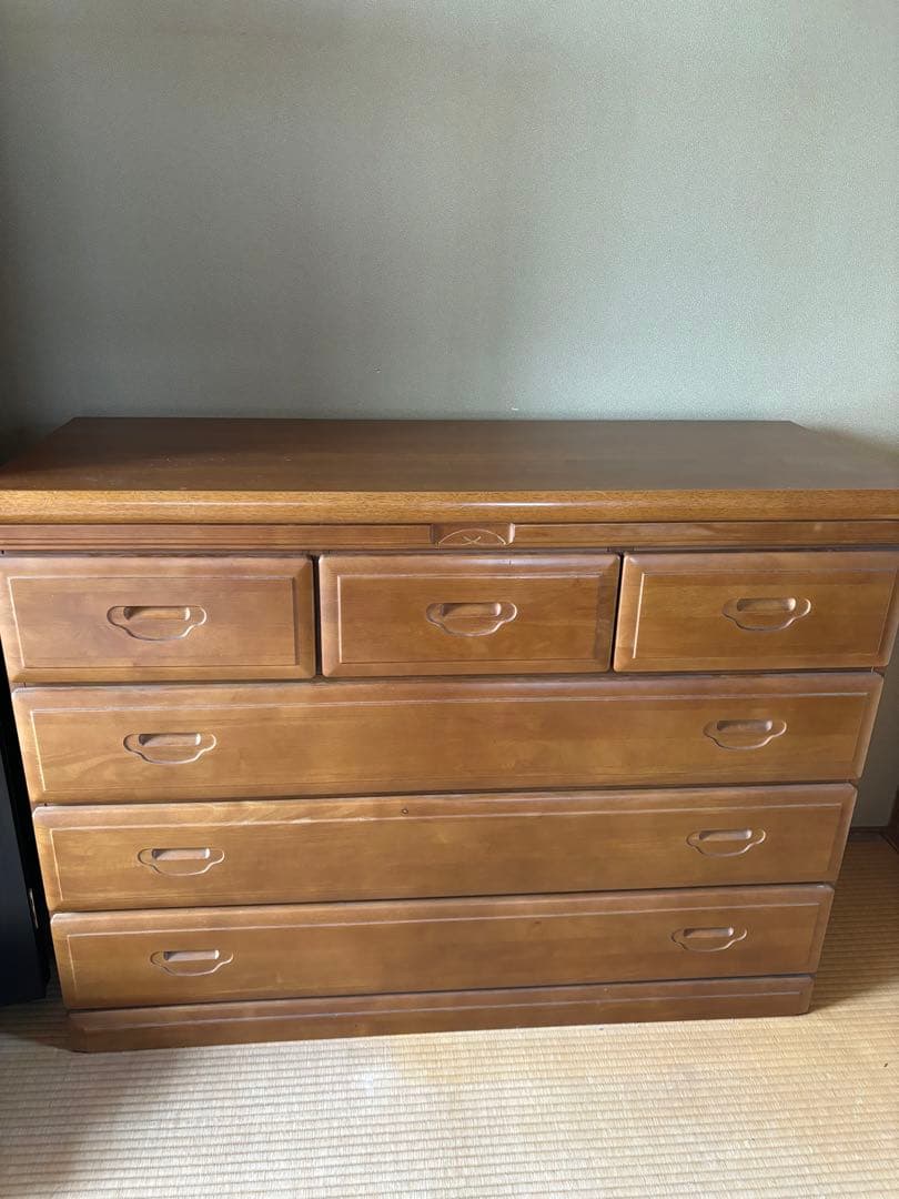 【引越しの最終値下げ、8/24まで】家具 木製 4段チェスト 引き出し タンス