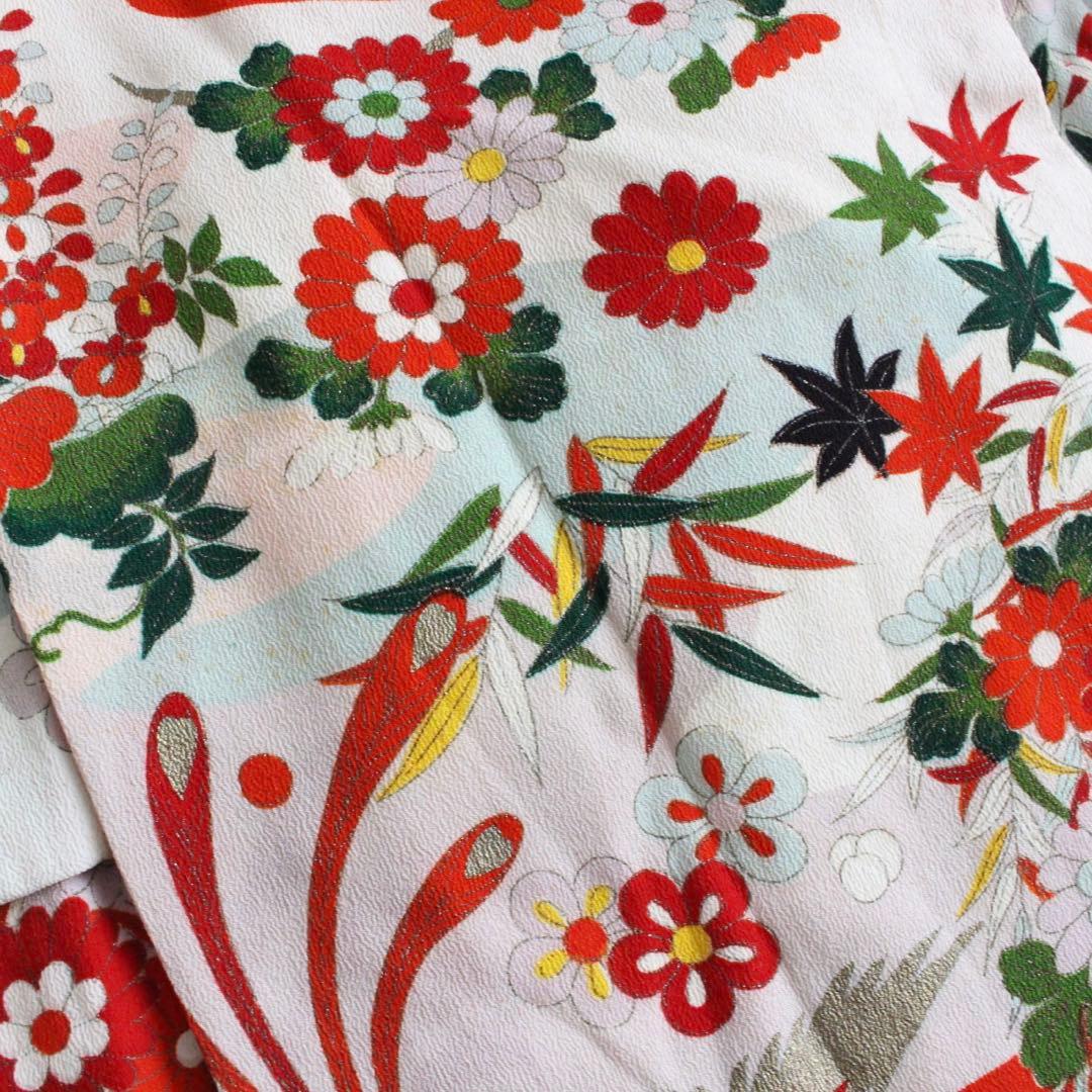 七五三 3歳〜5歳 女の子 子供 アンティーク 着物 被布 セット