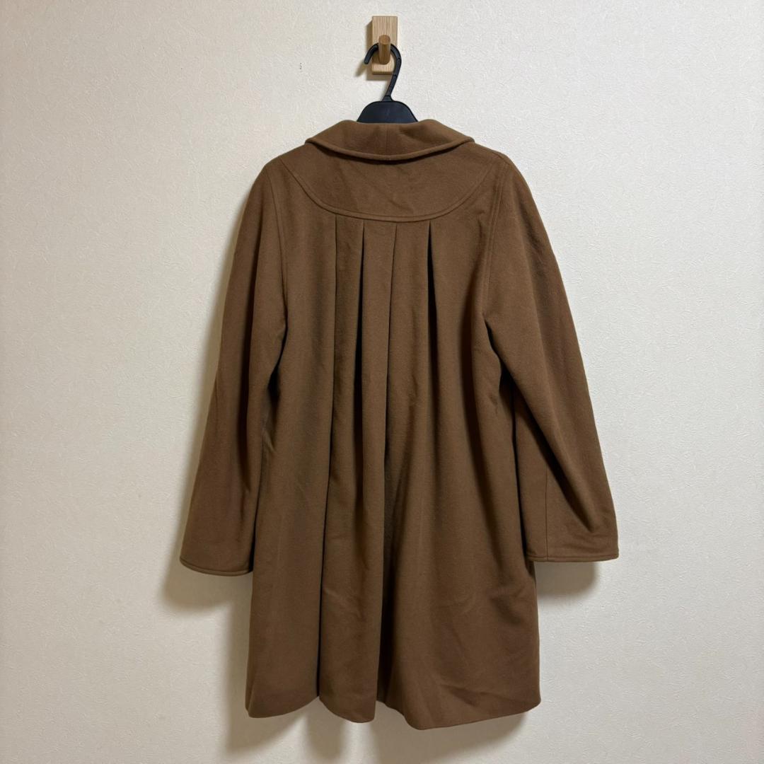 HERNO カシミヤ100％ コート 裏地シルク ブラウン