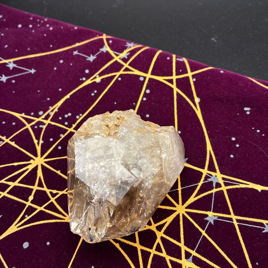 希少　ハーキマーダイヤモンド　大きな結晶　水晶　188g