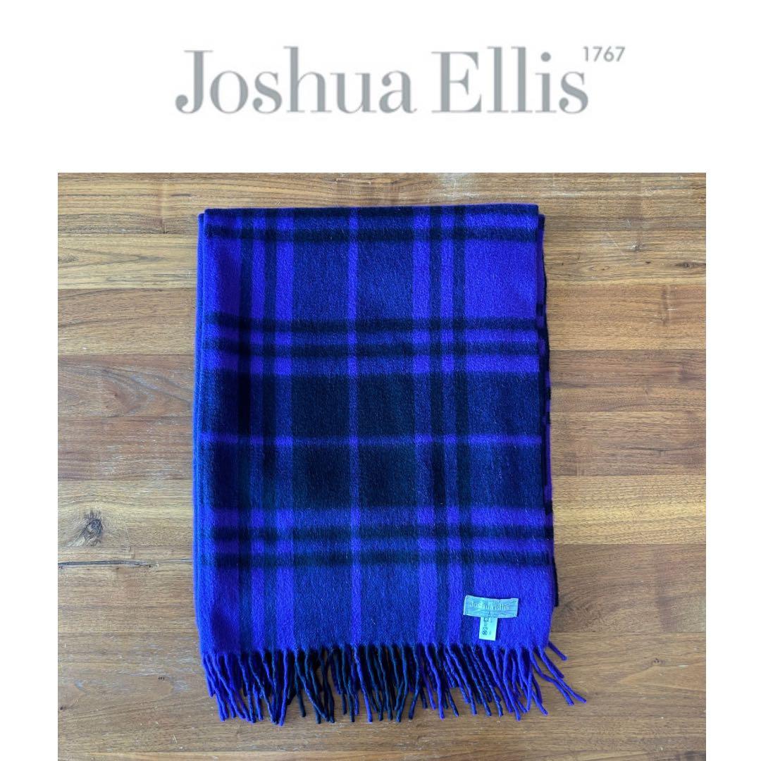 Joshua Ellisジョシュアエリス　バッファローチェック カシミアストール