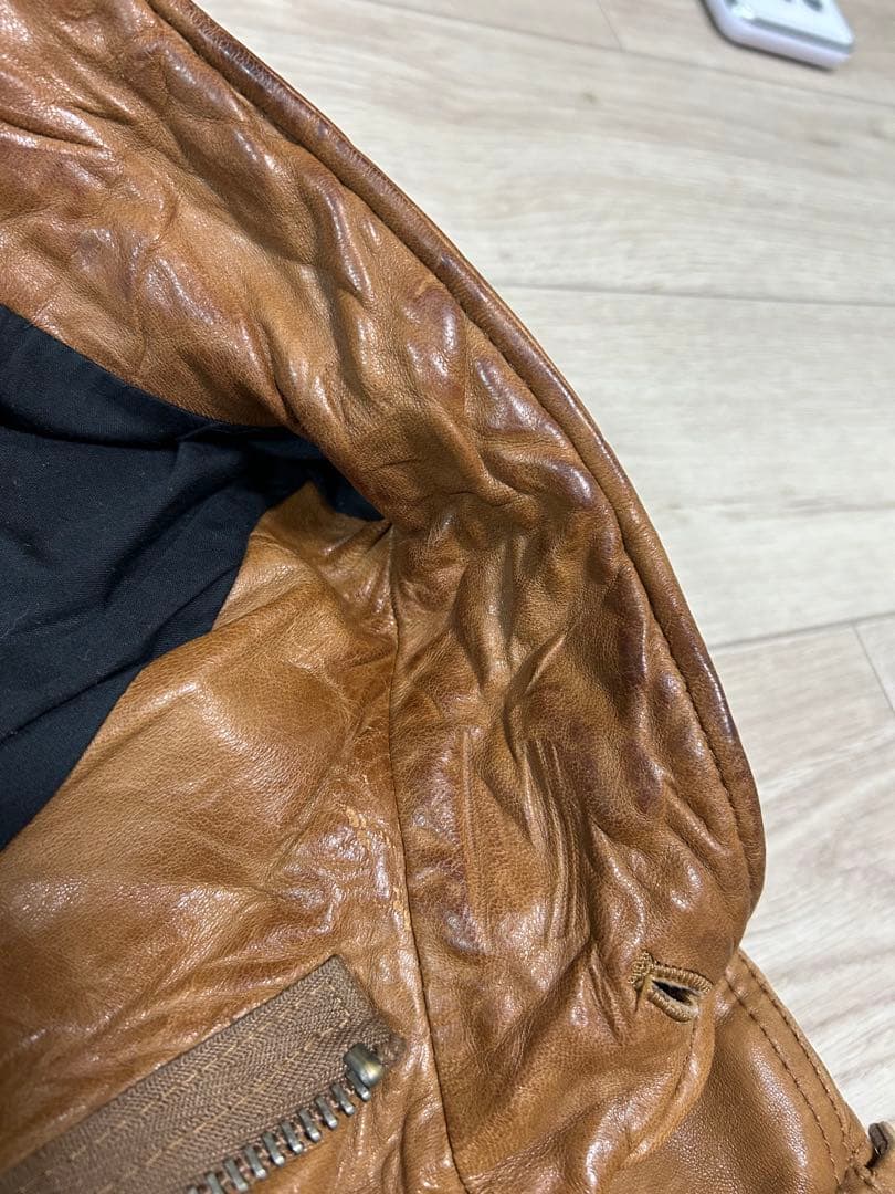 AZ by junhashimotoラムレザージャケット（L〜細身のXLの方に）