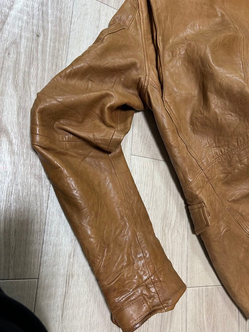 AZ by junhashimotoラムレザージャケット（L〜細身のXLの方に）