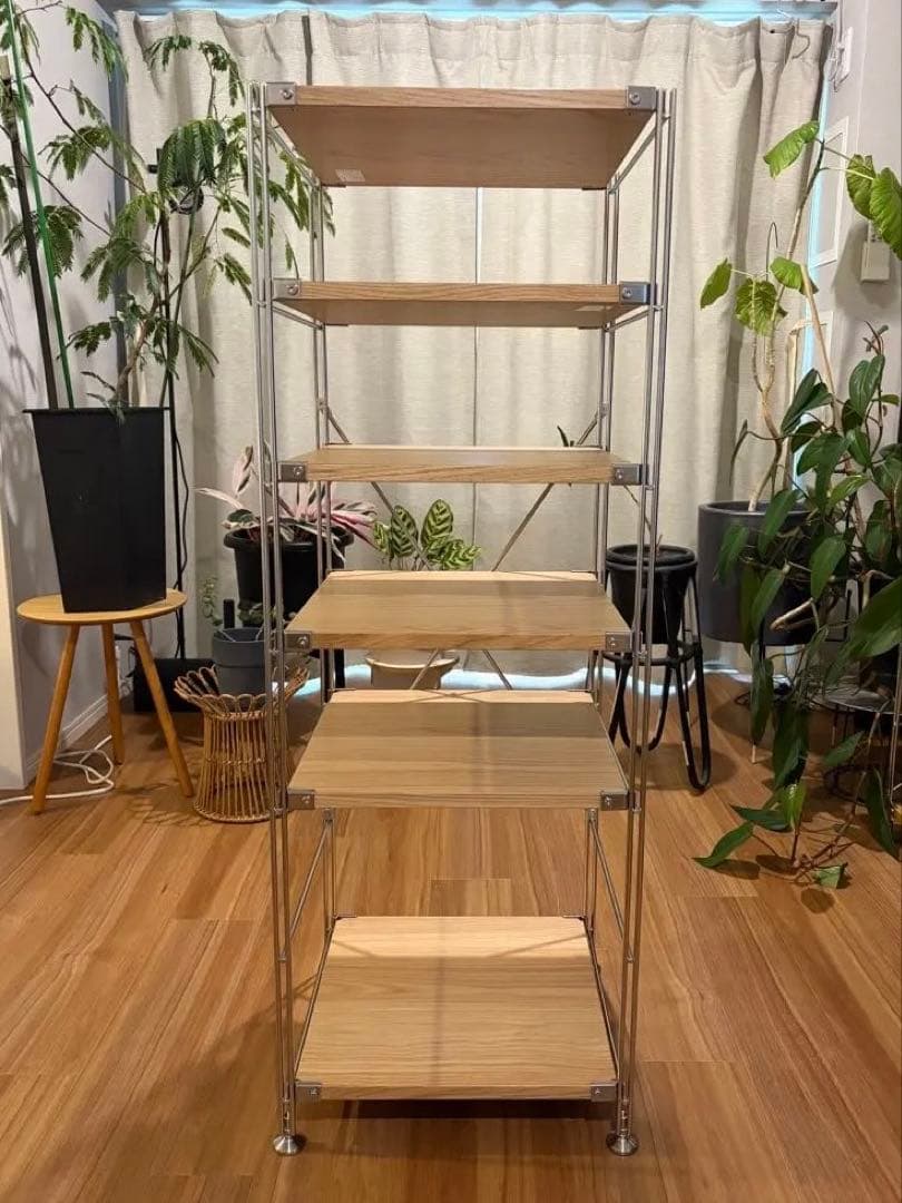 無印良品 42cmタイプ オーク ユニットシェルフ 中6段