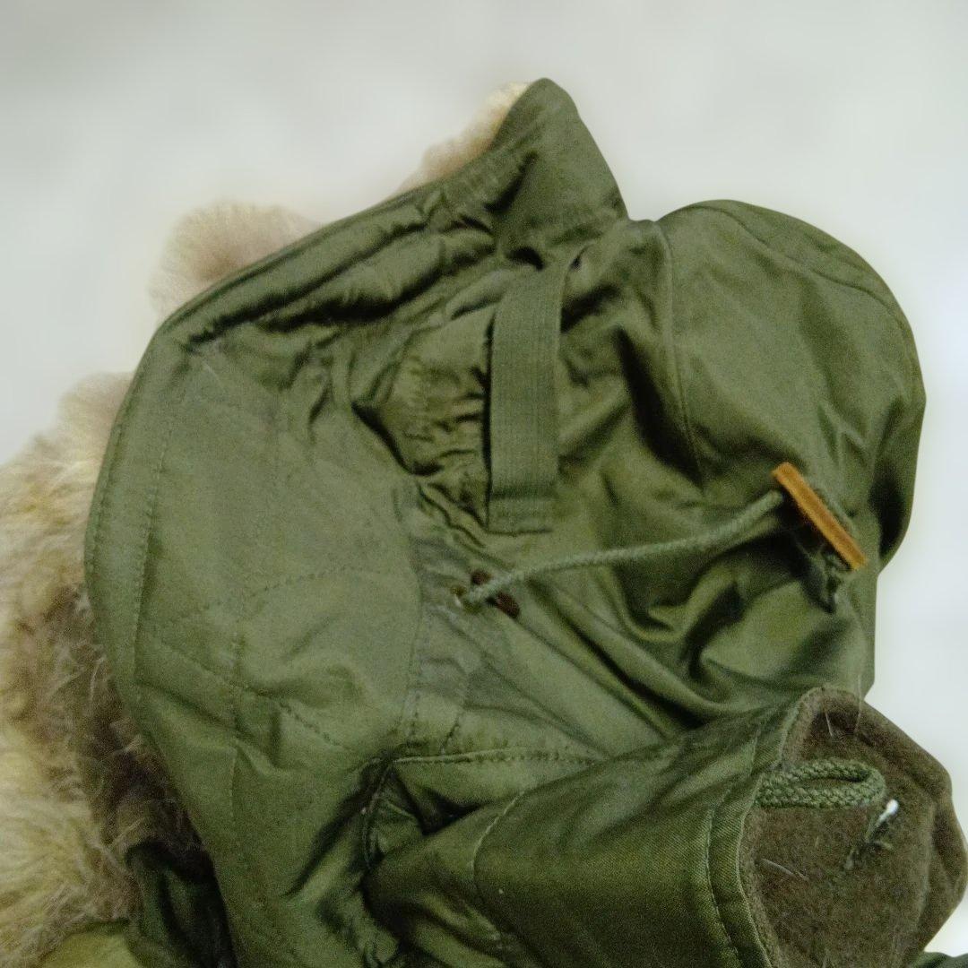 (288)フード付きオリーブグリーンジャケット