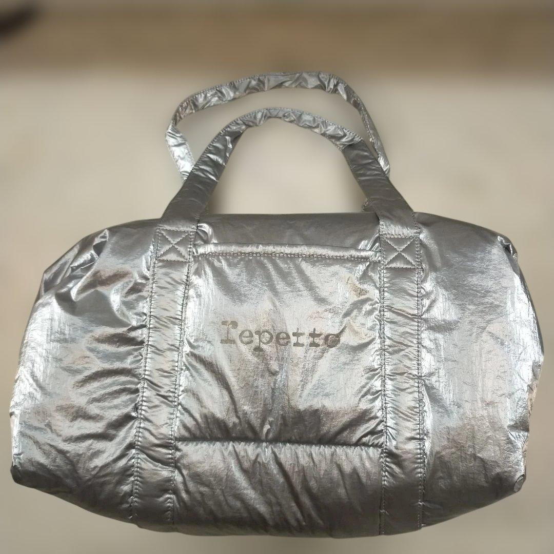 repetto レペット シルバー ダッフルバッグ