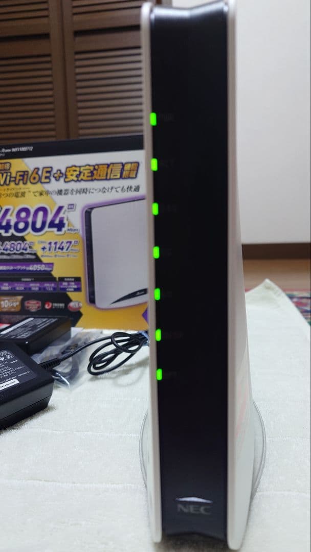 NEC 無線LANルーター Aterm WX11000T12　✕　２台