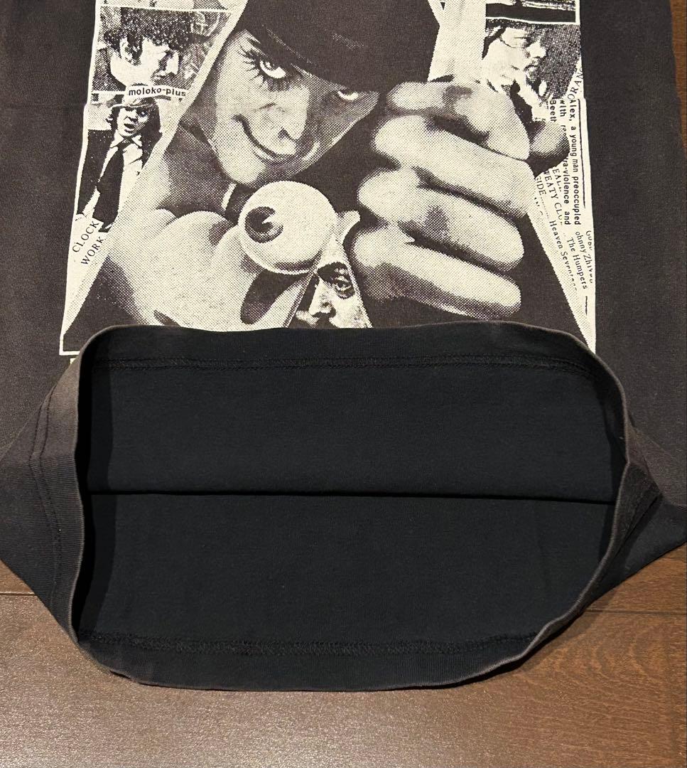 グラフィックプリント Tシャツ ダークグレー 半袖