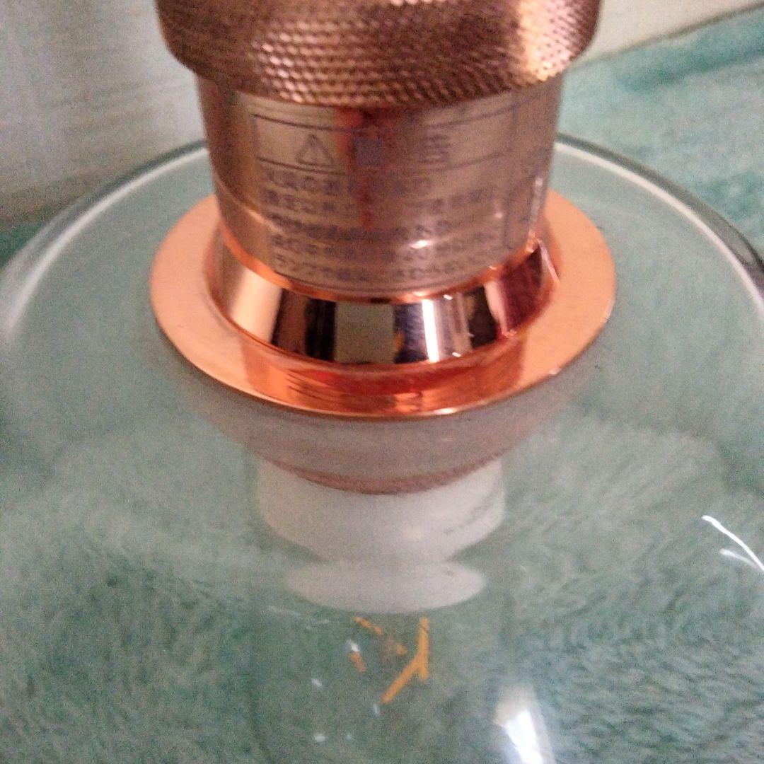 クリアガラス ペンダントライト ローズゴールド