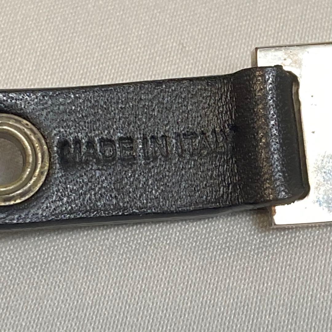 Dior Homme ディオールオム　ブレスレット　レザー　ブラック　チャーム付