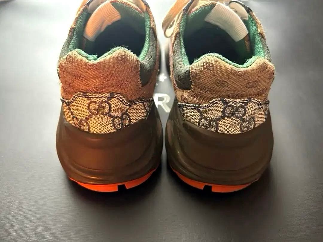 ‼️値下げ中‼️GUCCI ライトン37 ベージュ×ダークブラウン×マルチカラー