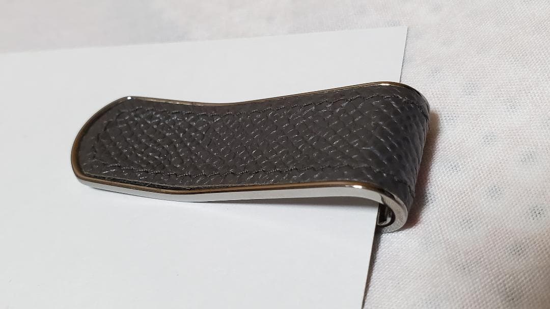 正規未 レア ドルチェ&ガッバーナ エンブレムロゴ レザーコンビマネークリップ黒