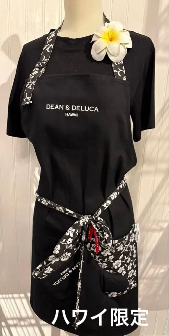 新品✴︎DEAN&DELUCAディーン＆デルーカ　ハワイ限定　ハイビスカスエプロン