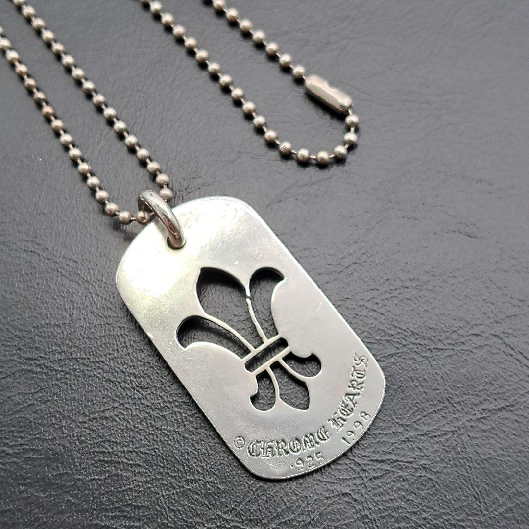 CHROME HEARTS クロムハーツ ネックレス ドッグタグ 925