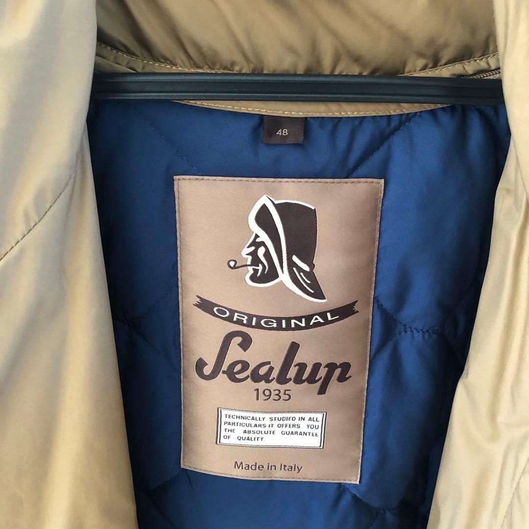 ヤ*カ様 Sealup ブラウン ロング　コート　ベスト　48 ポリエステル