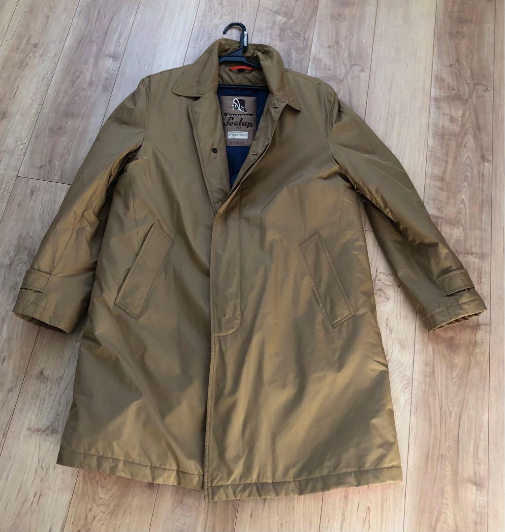 ヤ*カ様 Sealup ブラウン ロング　コート　ベスト　48 ポリエステル