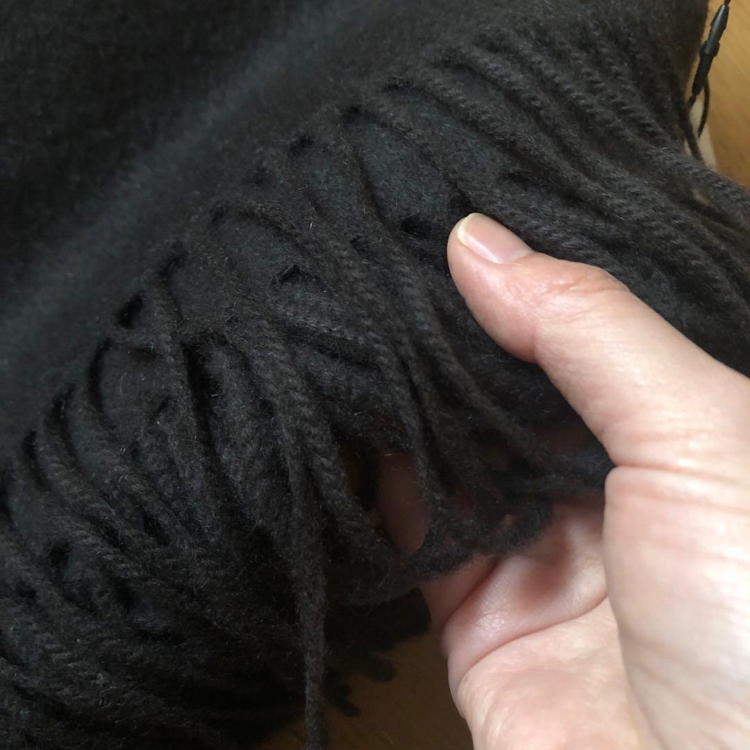 セオリー　カシミヤ　ストール　ダークブラウン　新品未使用