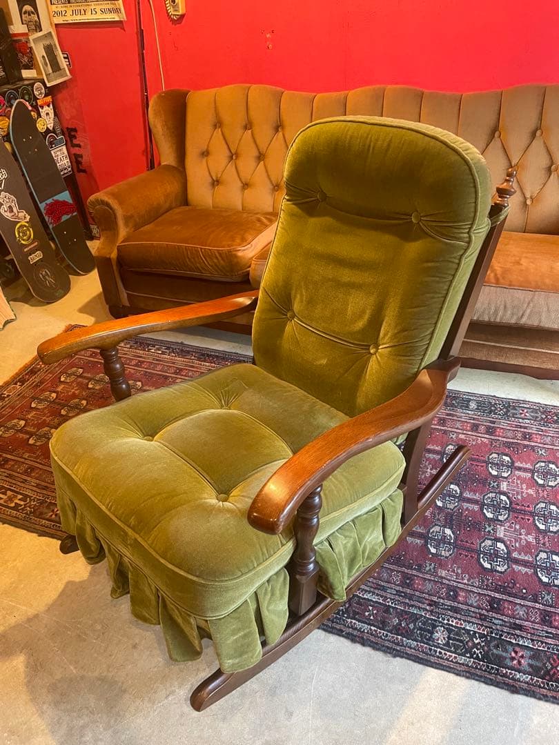 飛騨産業 穂高 ロッキングチェア レトロ 椅子