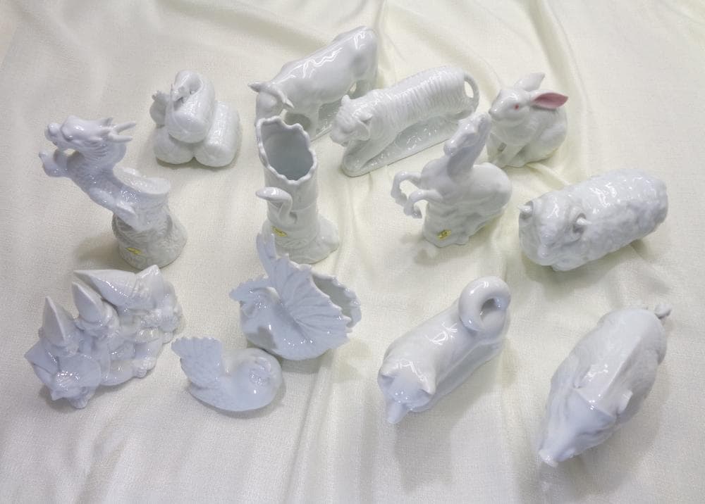 有田焼　干支置物　十二支揃い