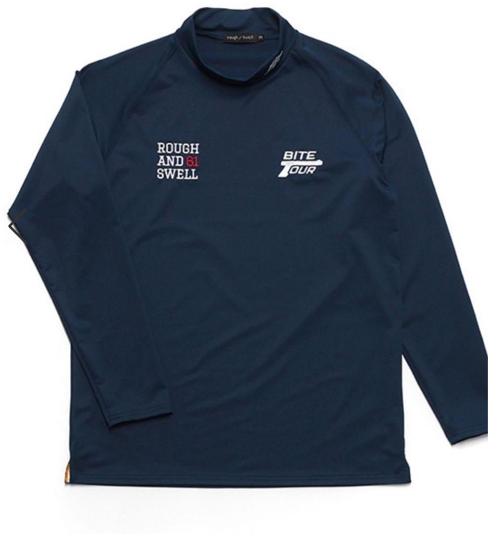 rough & swell モックネック　長袖シャツ