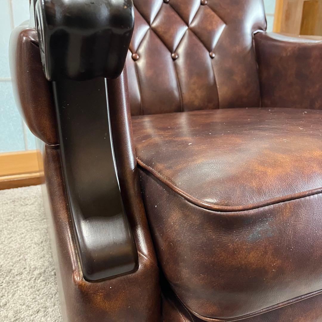 9/10まで！　高級　1人がけ　ソファー　アームレストあり